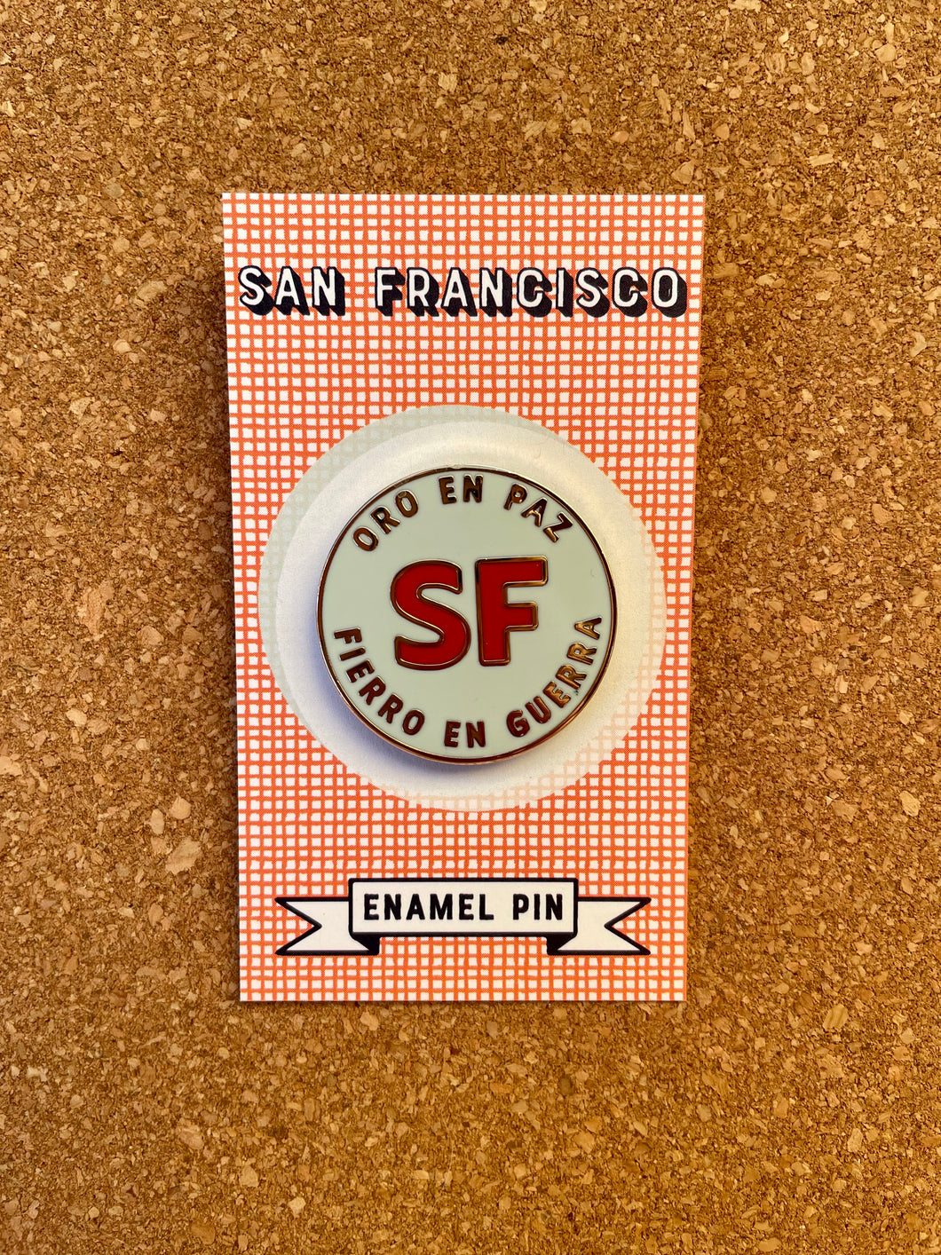 SF Enamel Pin