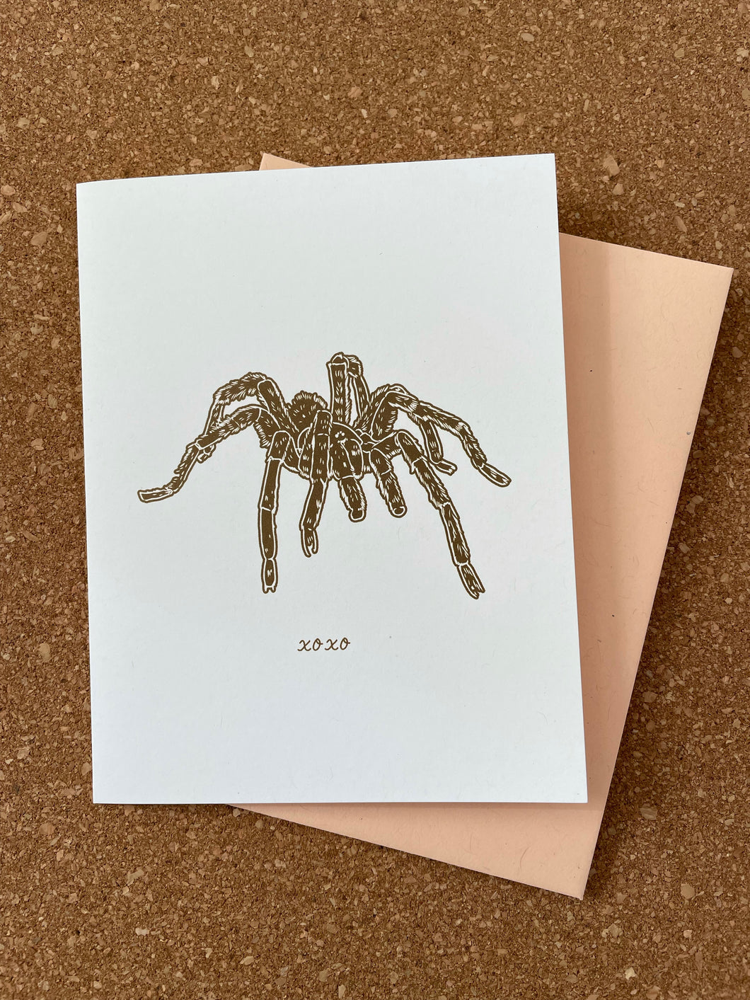 Tarantula Greeting Card - xoxo