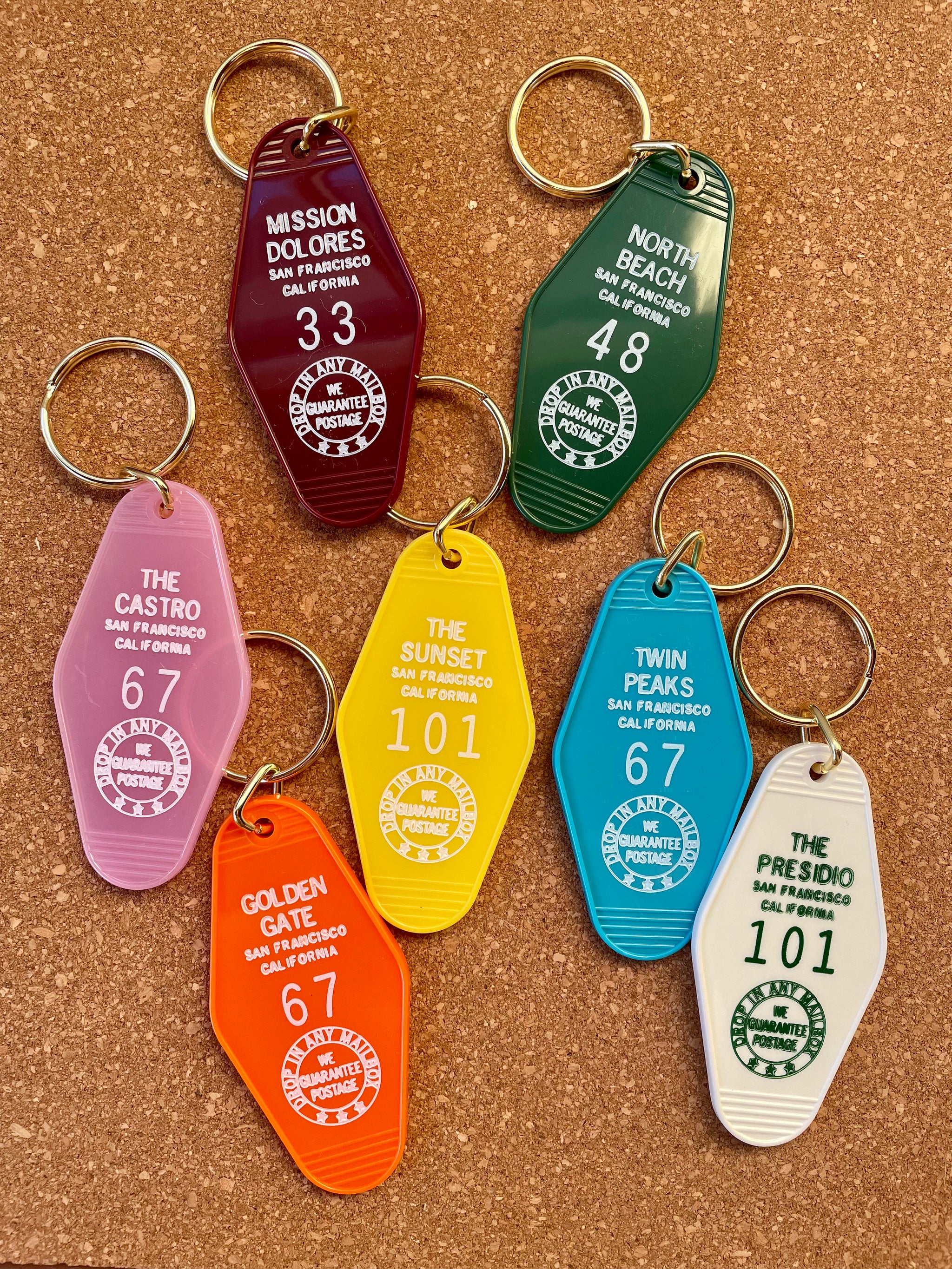 Golden Gate Keychain – Opal Atlas