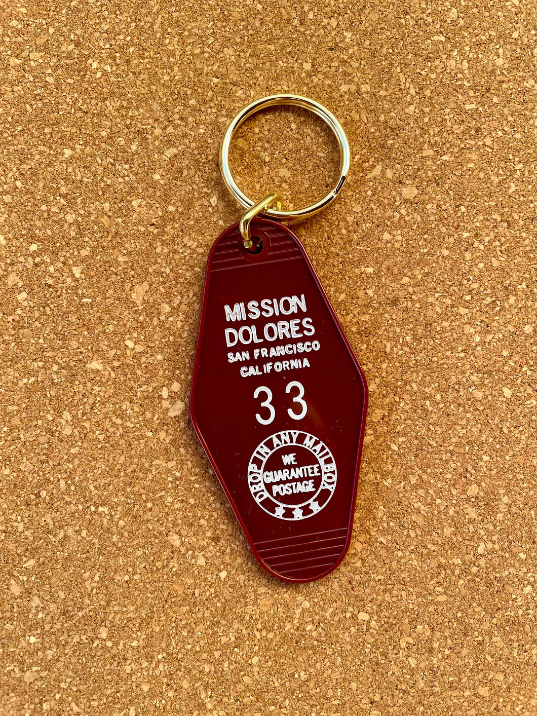 Mission Dolores Keychain