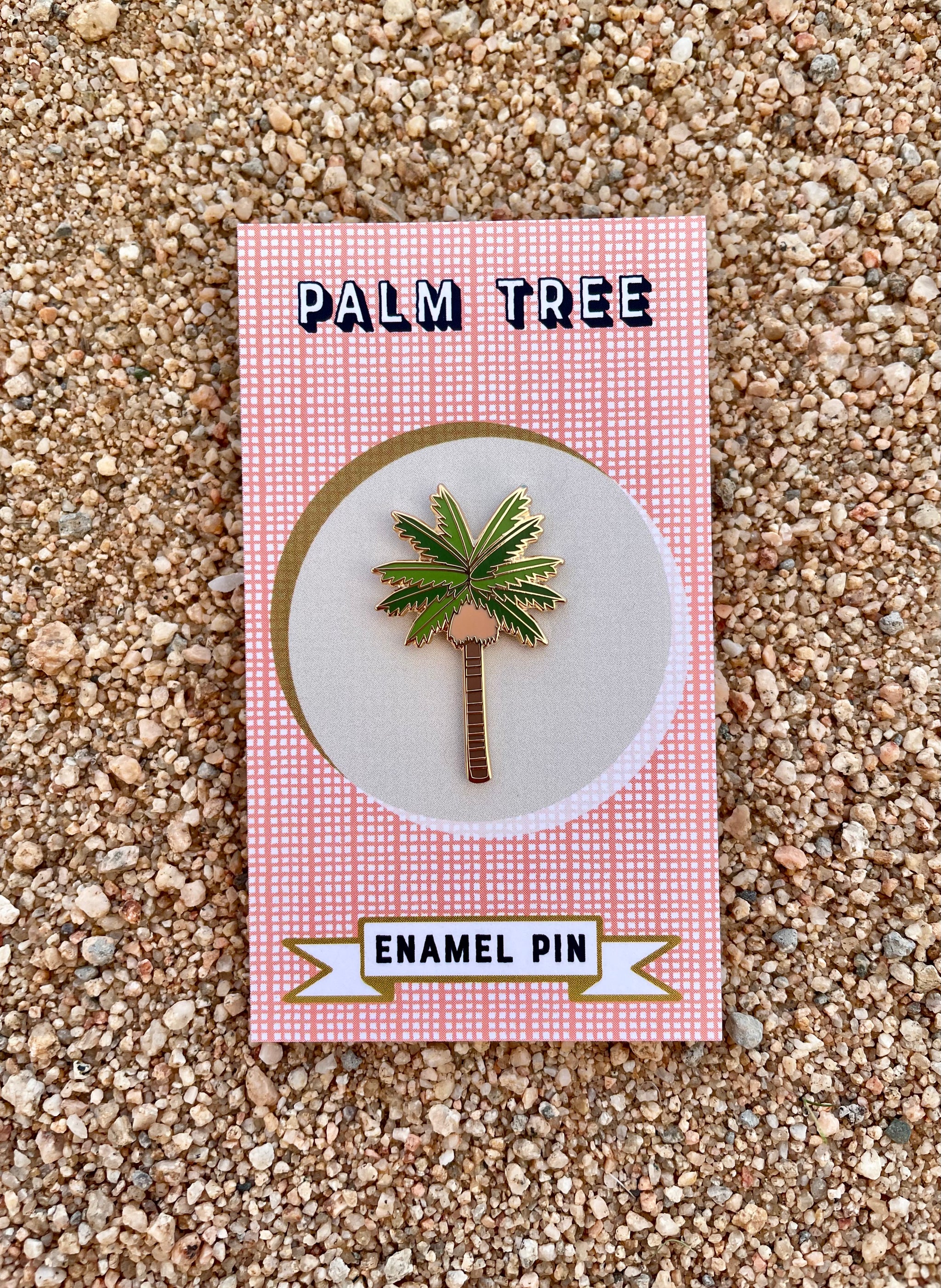 pin palm plant Palm Tree Enamel Pin