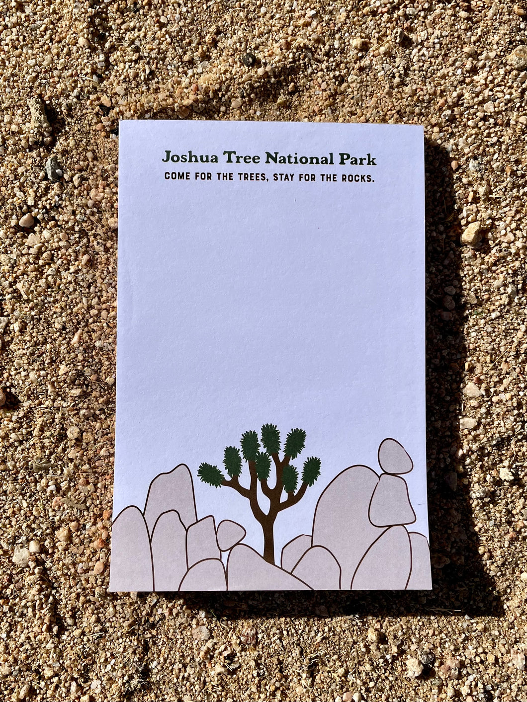 Joshua Tree Notepad