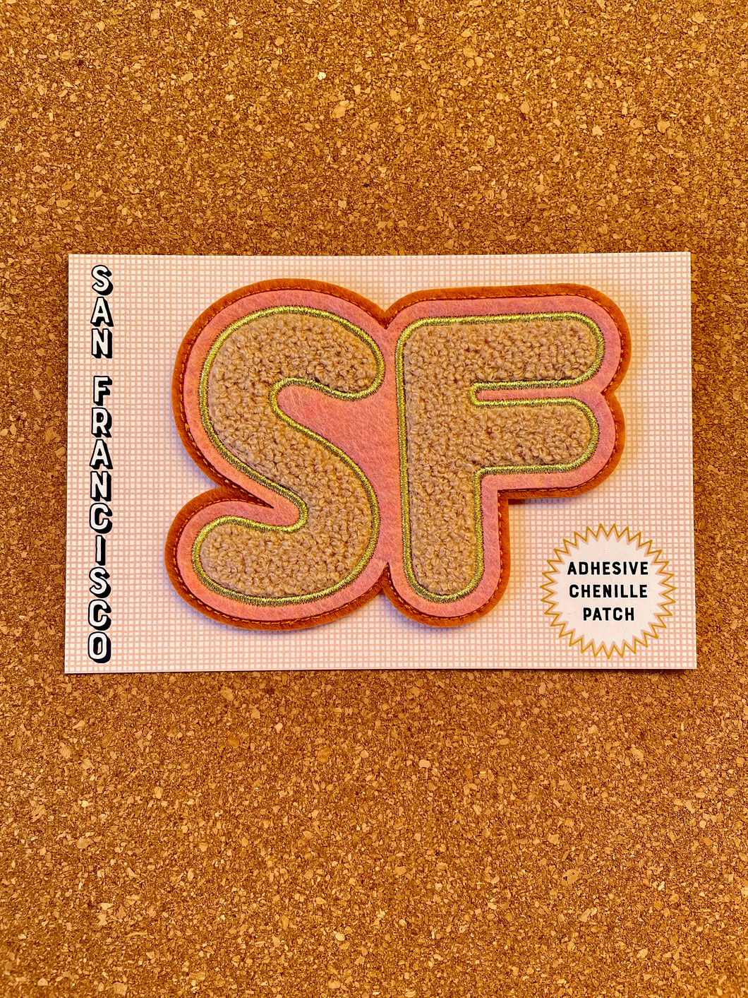 SF San Francisco Chenille Patch